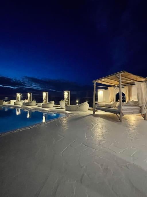 Mykonos Sea View Luxury Villa By Calypso Sunset Villas Mykonos Town Exterior foto